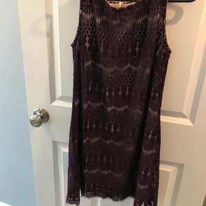 Purple Boho Dress